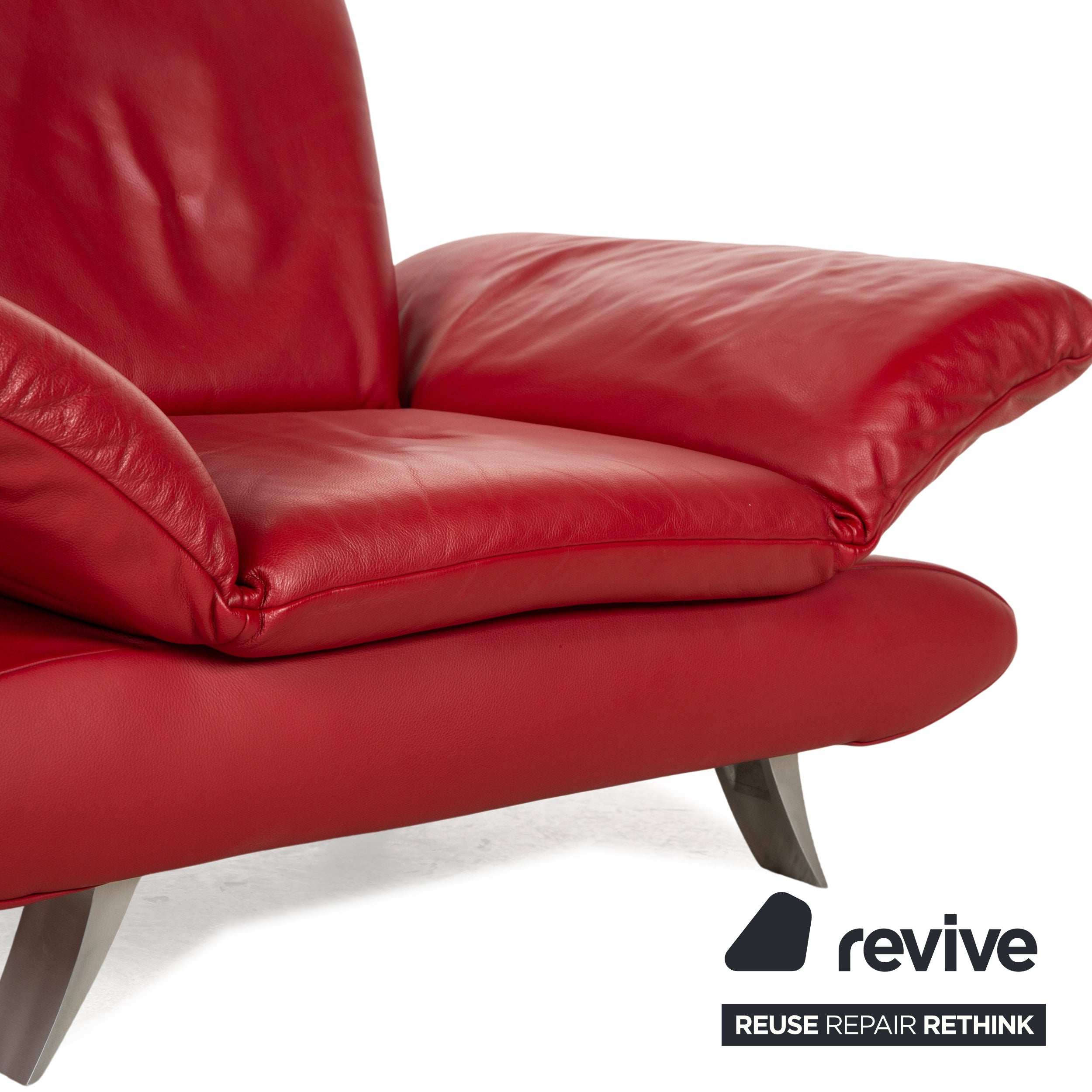 Koinor Rossini Leather Armchair Red manual function