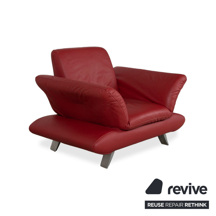 Koinor Rossini Leather Armchair Red manual function