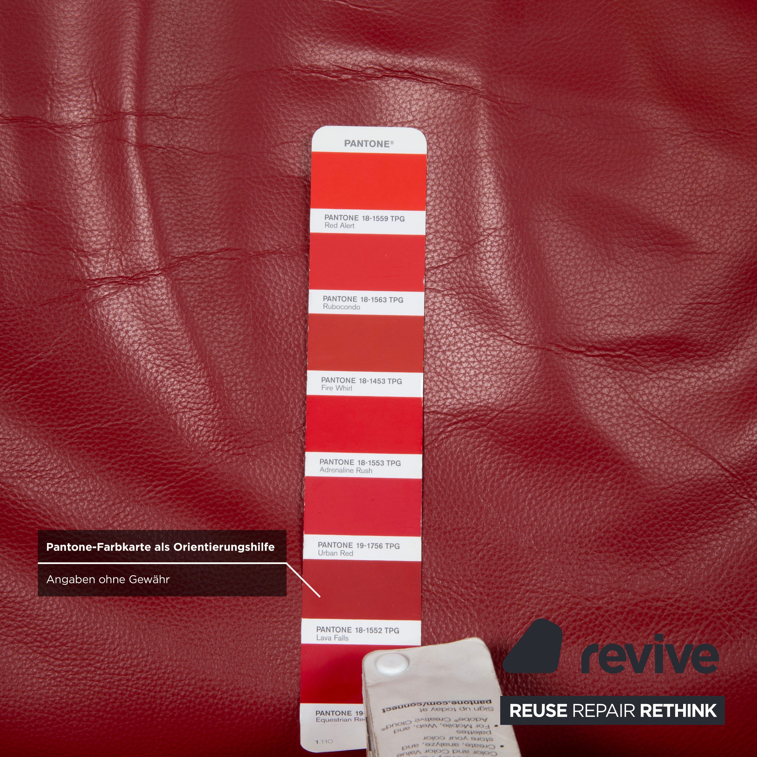 KOINOR Rossini Leder Sessel Rot manuelle Funktion