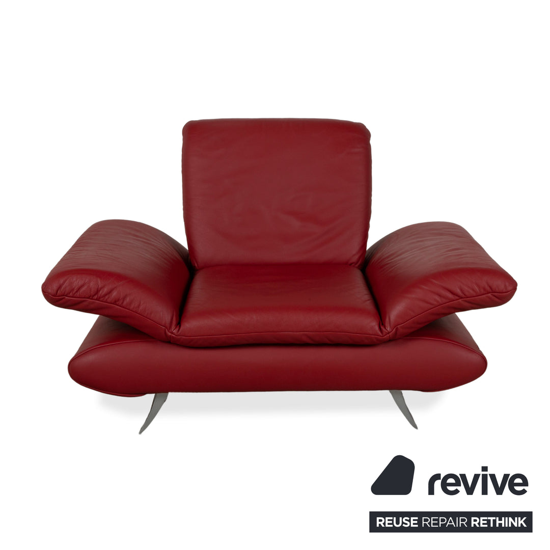 Koinor Rossini Leather Armchair Red manual function