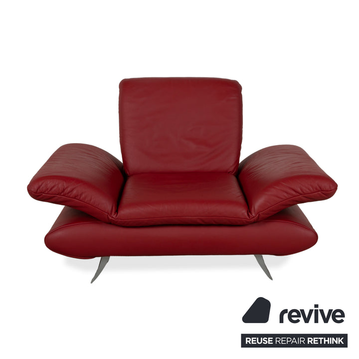 Koinor Rossini Leather Armchair Red manual function