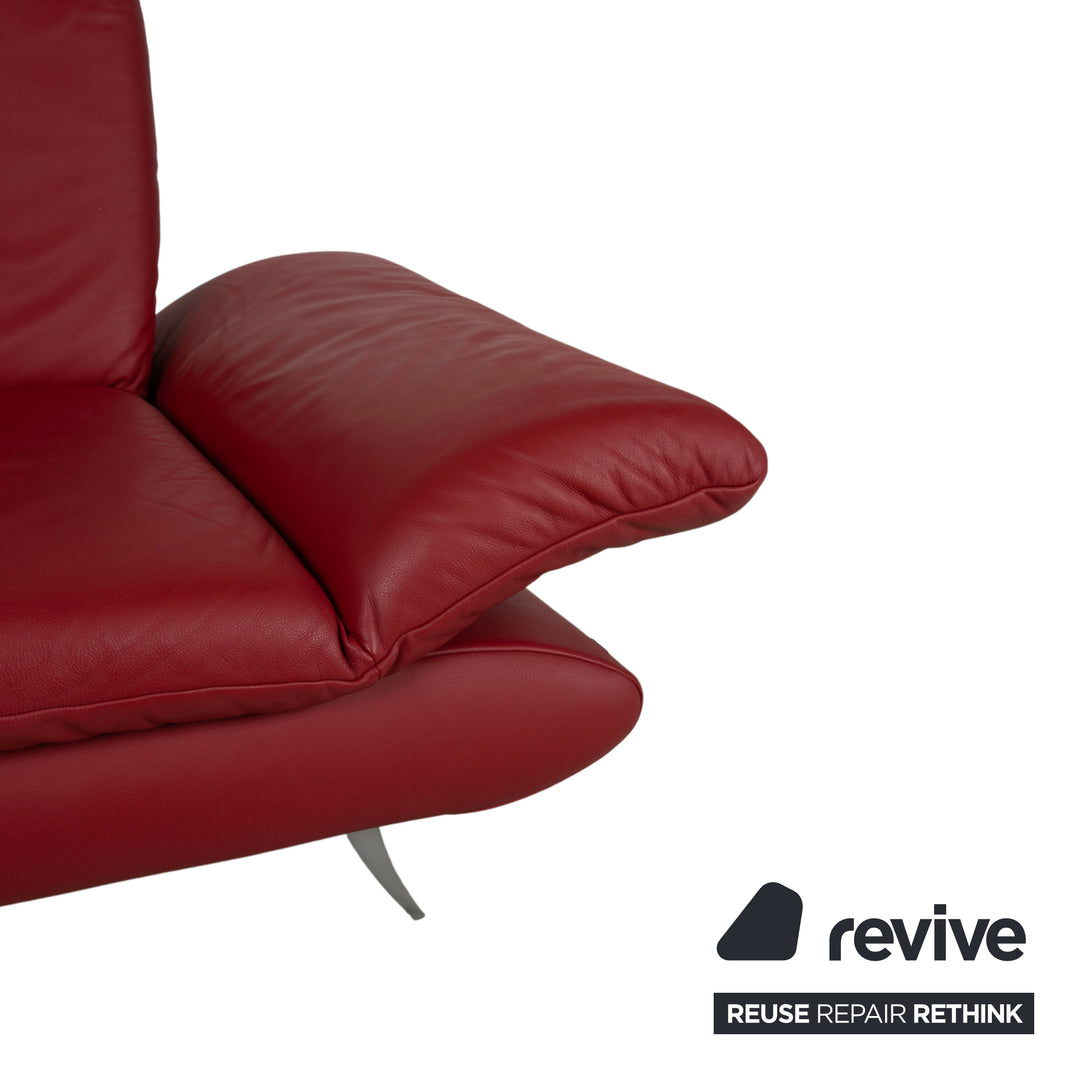 Koinor Rossini Leather Armchair Red manual function