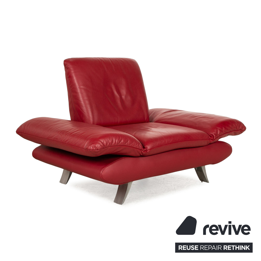 Koinor Rossini Leather Armchair Red manual function