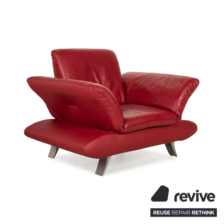 Koinor Rossini Leather Armchair Red manual function