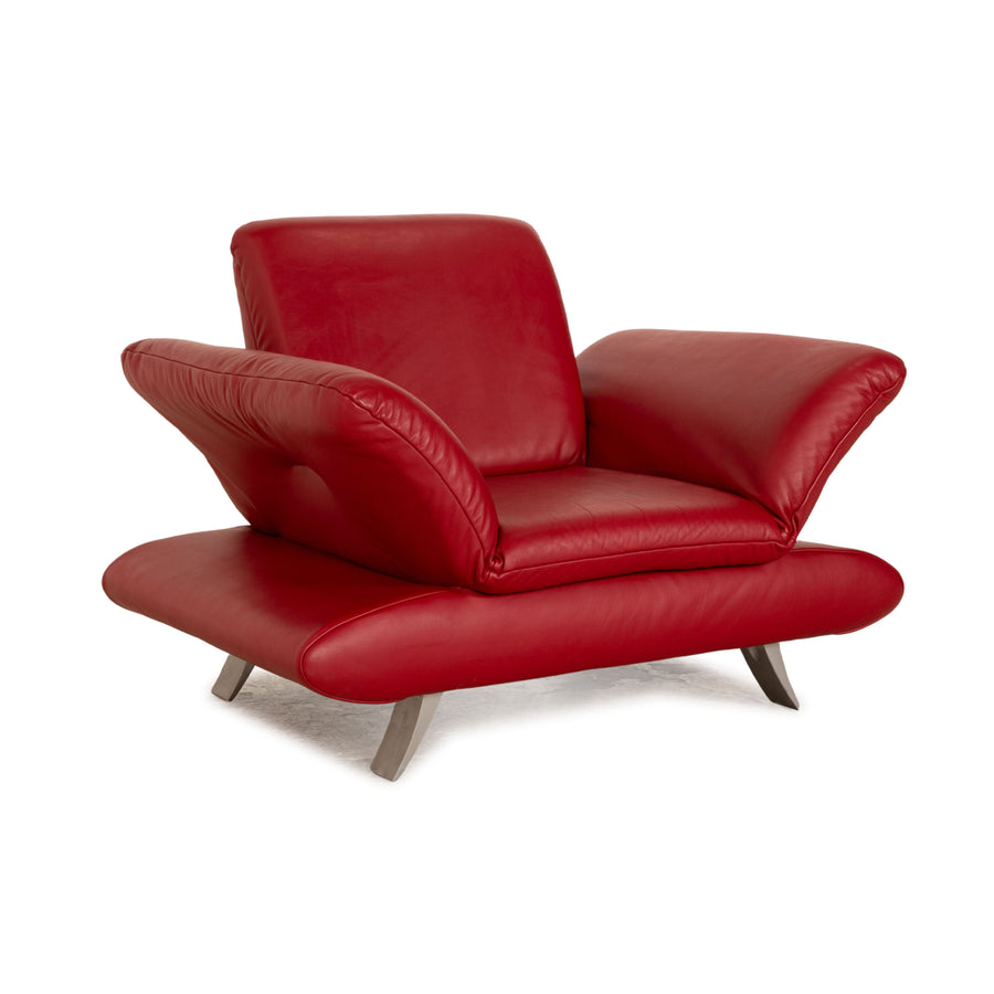 Koinor Rossini Leder Sessel Rot manuelle Funktion