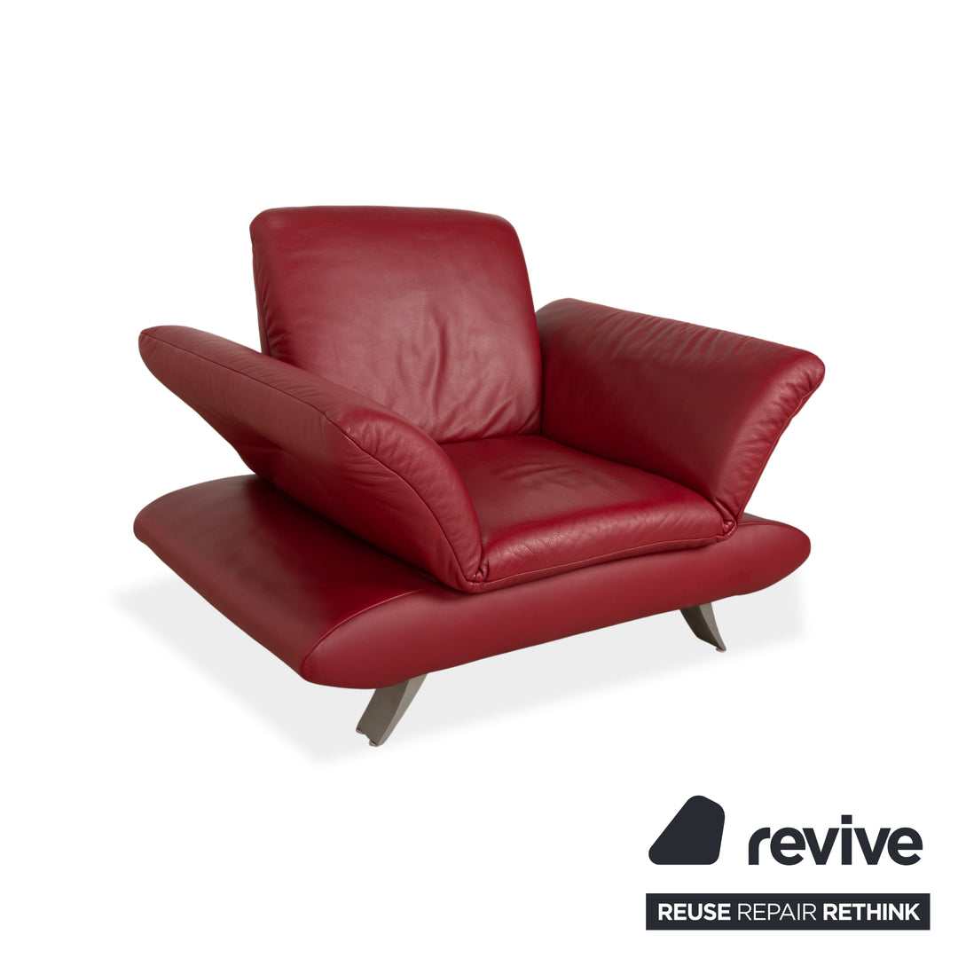 Koinor Rossini Leather Armchair Red manual function