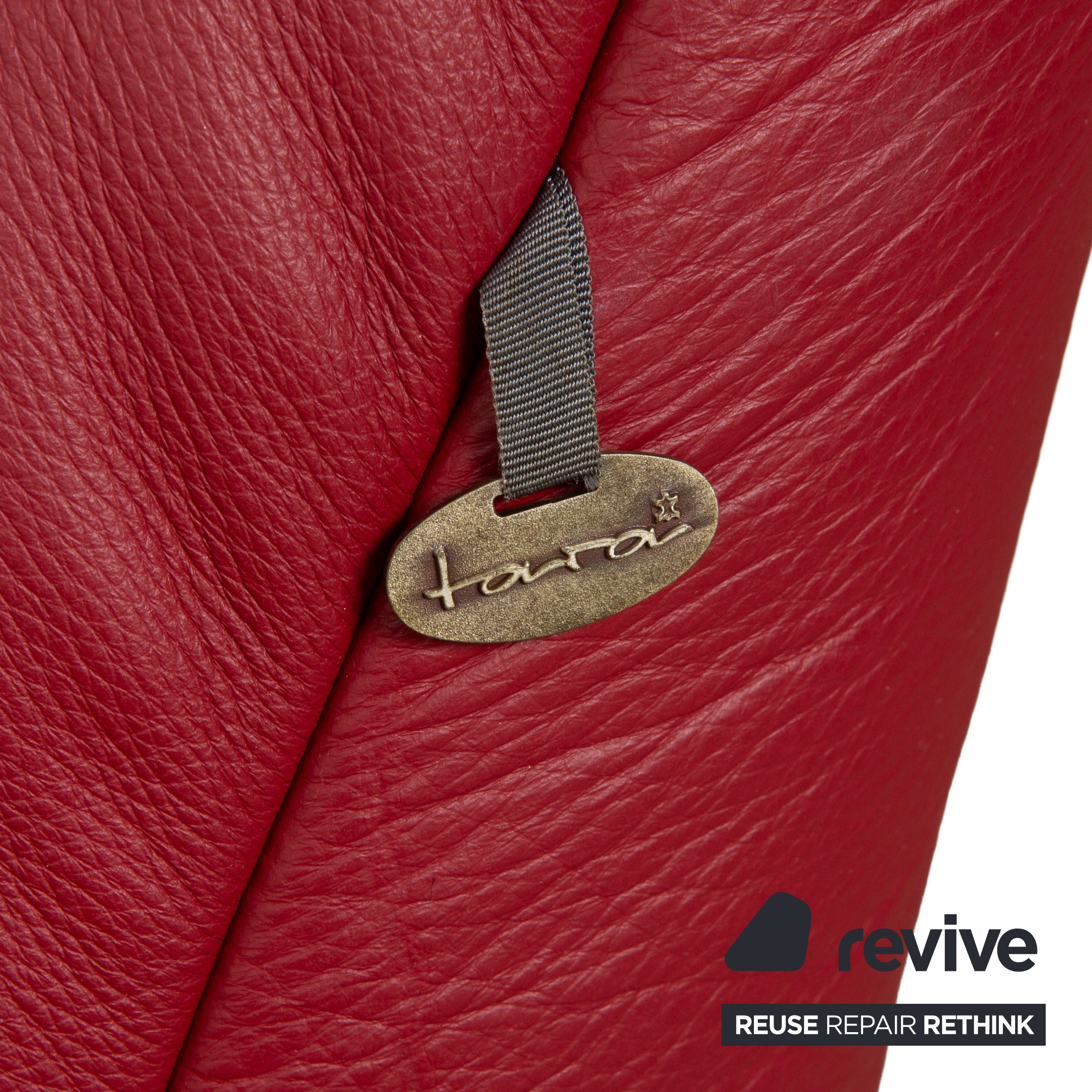 Koinor Rossini Leder Sessel Rot manuelle Funktion