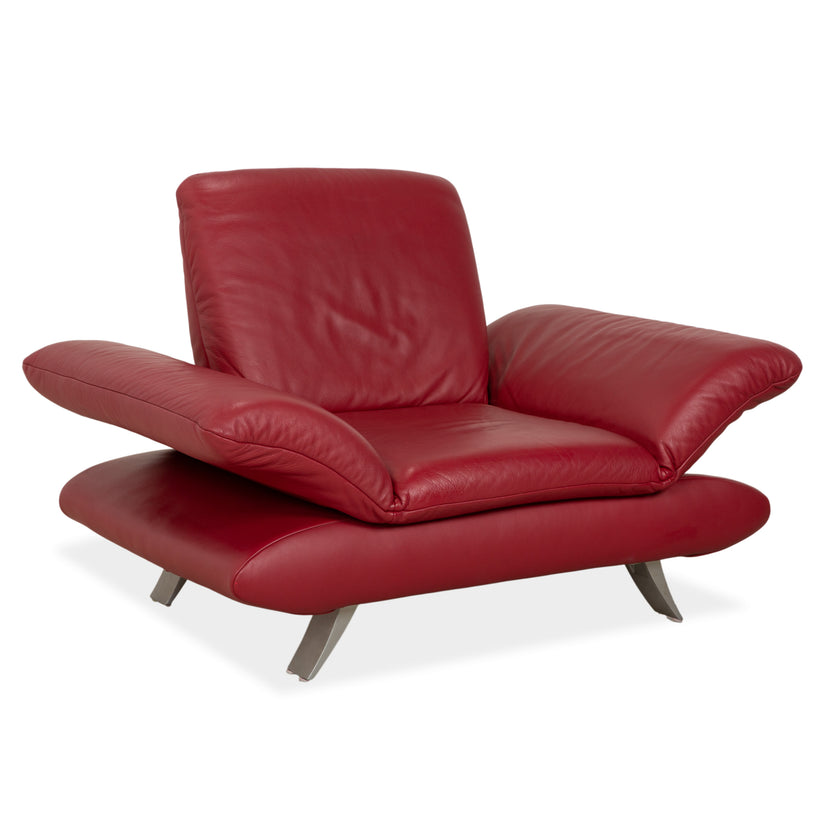 Koinor Rossini Leder Sessel Rot manuelle Funktion