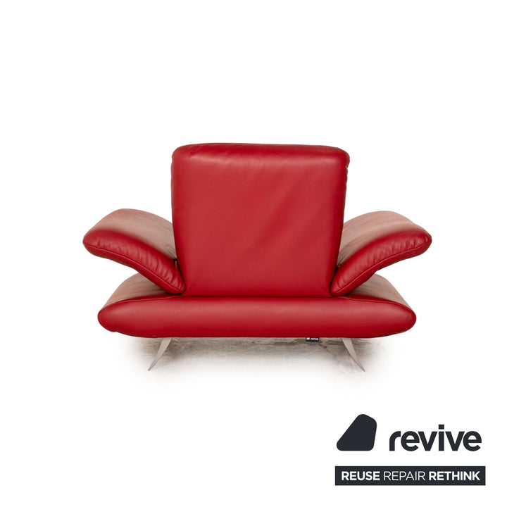 Koinor Rossini Leder Sessel Rot manuelle Funktion