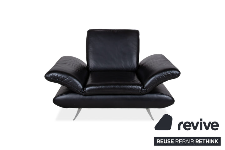 Koinor Rossini Leder Sessel Schwarz Manuelle Funktion