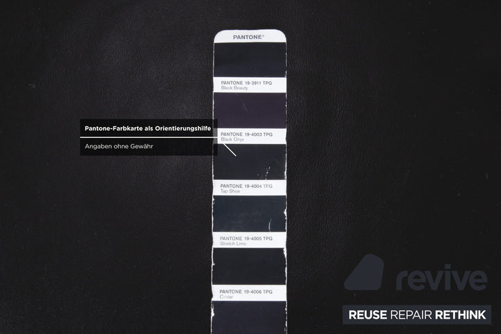 Koinor Rossini Leder Sessel Schwarz Manuelle Funktion