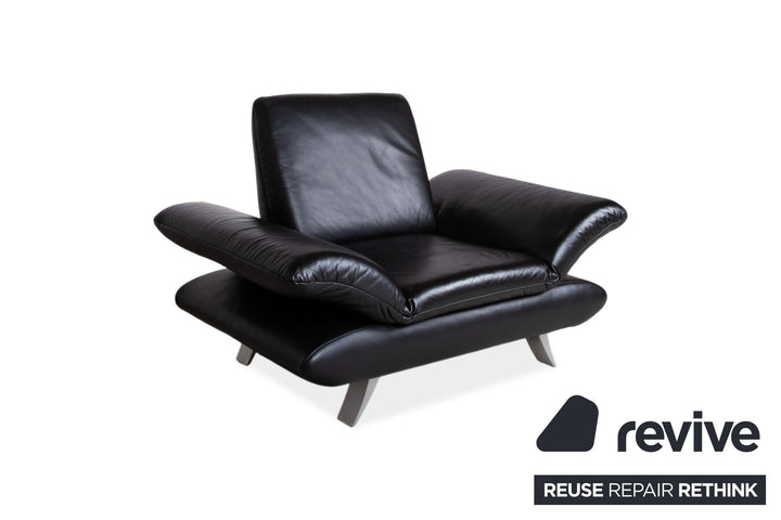 Koinor Rossini Leder Sessel Schwarz Manuelle Funktion