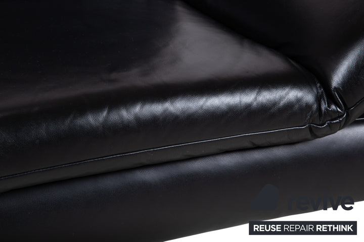 Koinor Rossini Leder Sessel Schwarz Manuelle Funktion