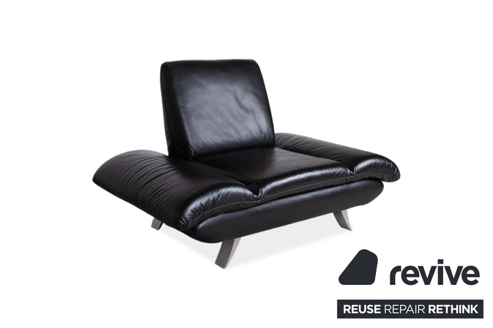 Koinor Rossini Leder Sessel Schwarz Manuelle Funktion