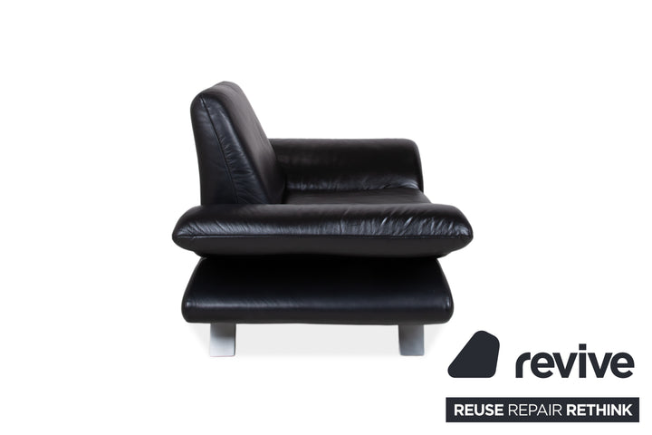Koinor Rossini Leder Sessel Schwarz Manuelle Funktion