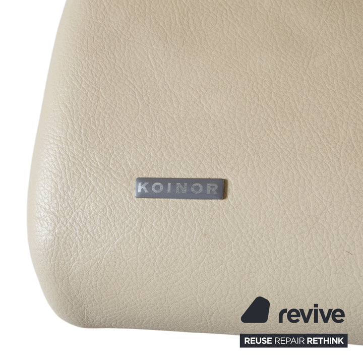Koinor Rossini Leder Sofa Creme Zweisitzer Couch Funktion