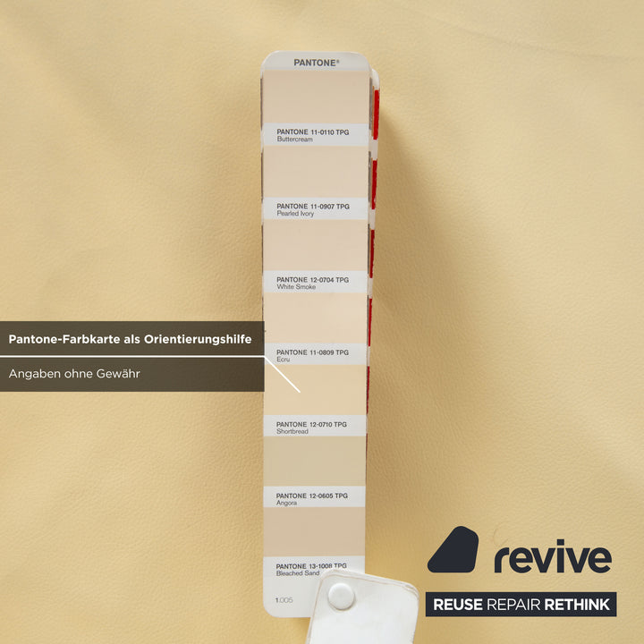 Koinor Rossini Leder Sofa Creme Zweisitzer Couch Funktion