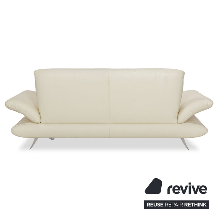 Koinor Rossini Leder Zweisitzer Beige manuelle Funktion Sofa Couch