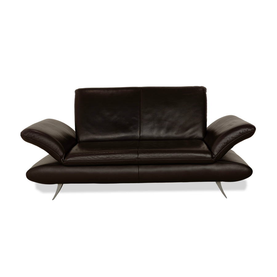 Koinor Rossini Leder Zweisitzer Sofa Couch Braun manuelle Funktion