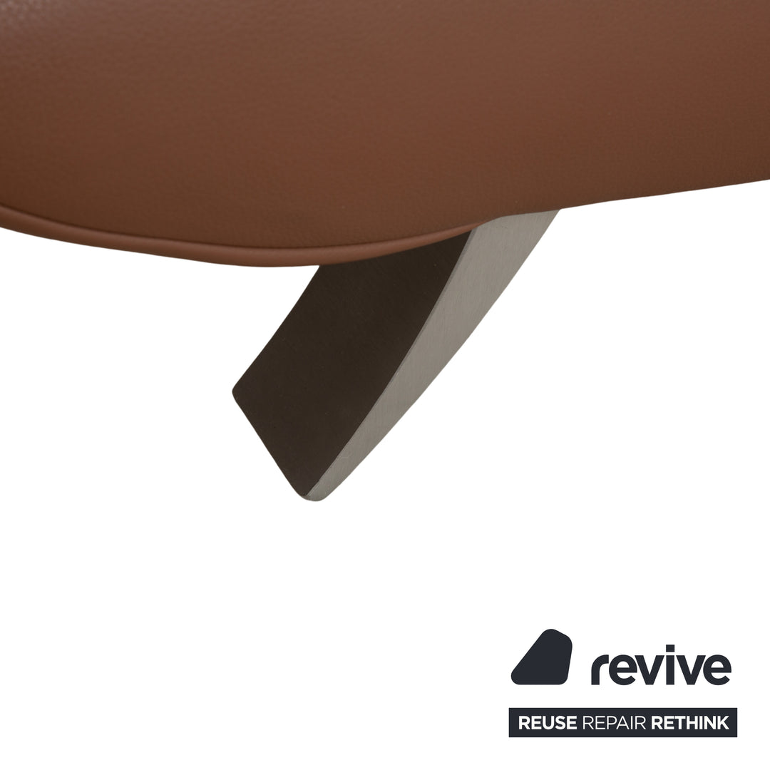 Koinor Rossini Leder Zweisitzer Braun manuelle Funktion Sofa Couch