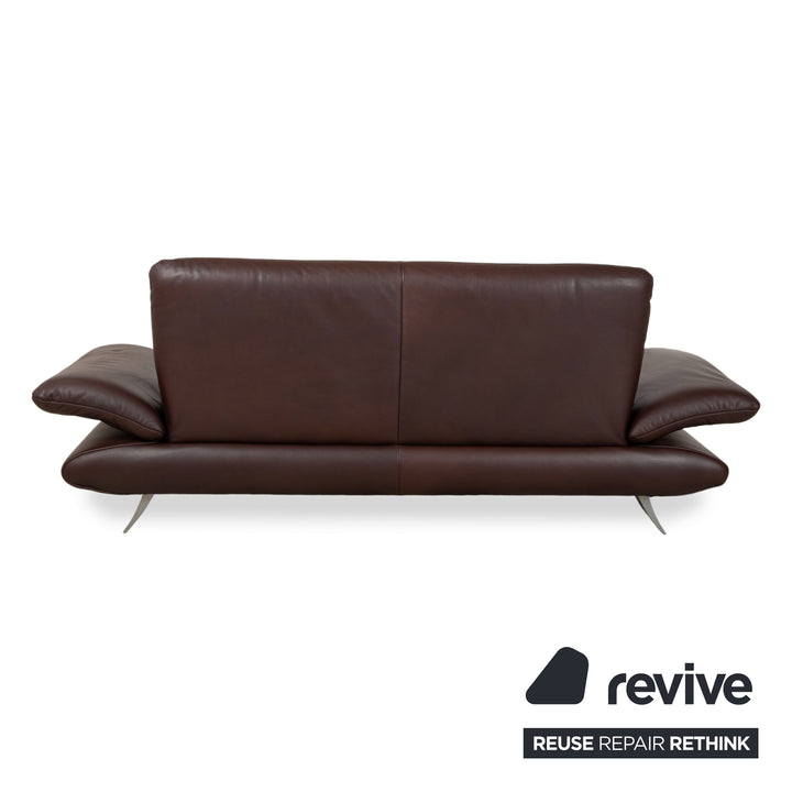 Koinor Rossini Leder Zweisitzer Braun manuelle Funktion Sofa Couch