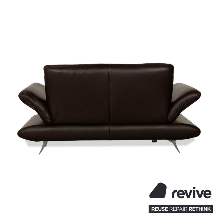 Koinor Rossini Leder Zweisitzer Sofa Couch Braun manuelle Funktion