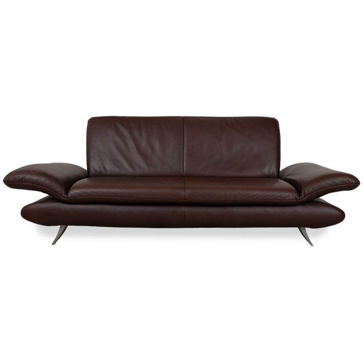 Koinor Rossini Leder Zweisitzer Braun manuelle Funktion Sofa Couch