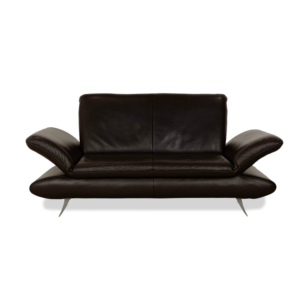 Koinor Rossini Leder Zweisitzer Sofa Couch Braun manuelle Funktion