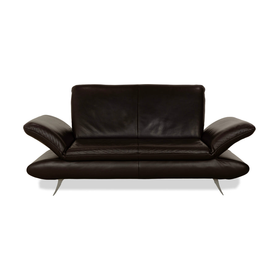 Koinor Rossini Leder Zweisitzer Sofa Couch Braun manuelle Funktion