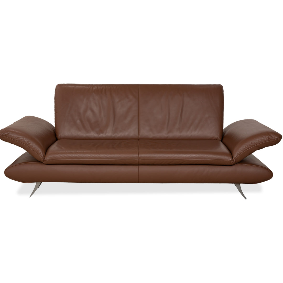 Koinor Rossini Leder Zweisitzer Braun manuelle Funktion Sofa Couch