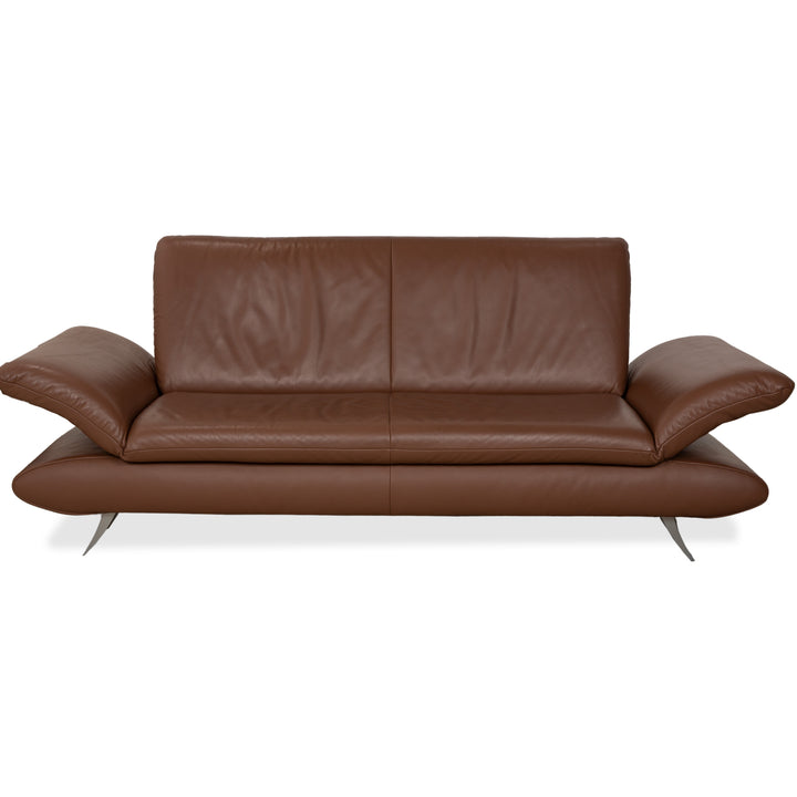 Koinor Rossini Leder Zweisitzer Braun manuelle Funktion Sofa Couch