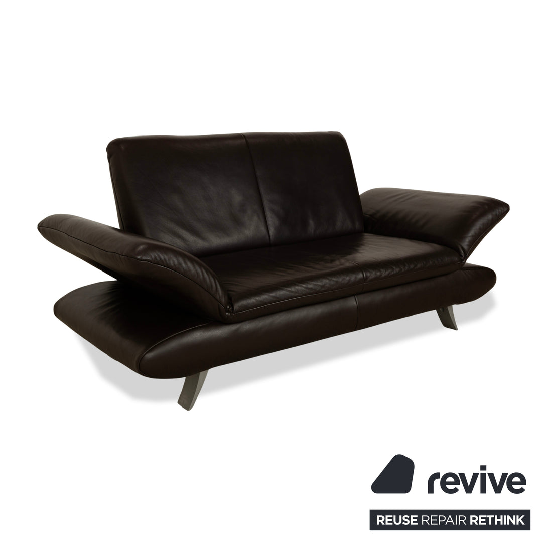 Koinor Rossini Leder Zweisitzer Sofa Couch Braun manuelle Funktion