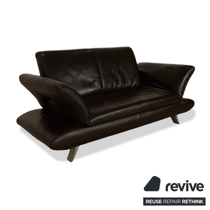 Koinor Rossini Leder Zweisitzer Sofa Couch Braun manuelle Funktion