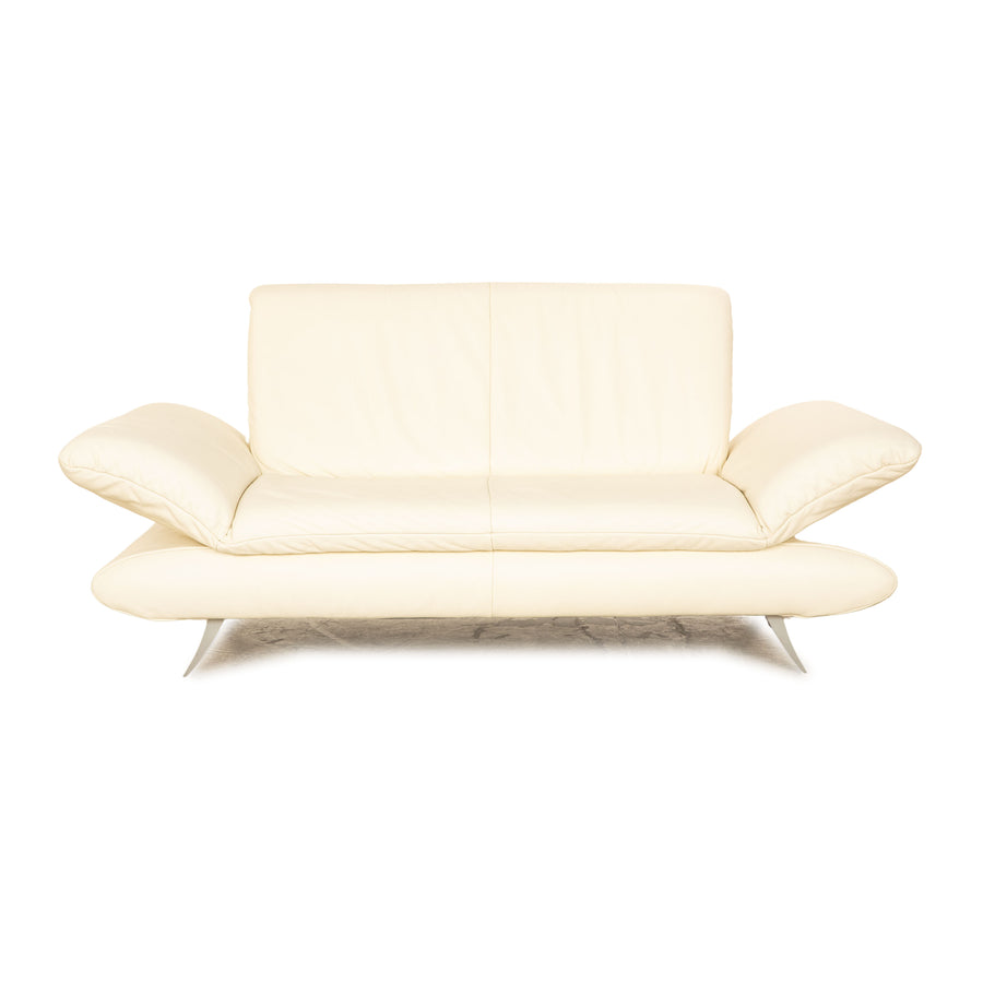 Koinor Rossini Leder Zweisitzer Creme manuelle Funktion Sofa Couch