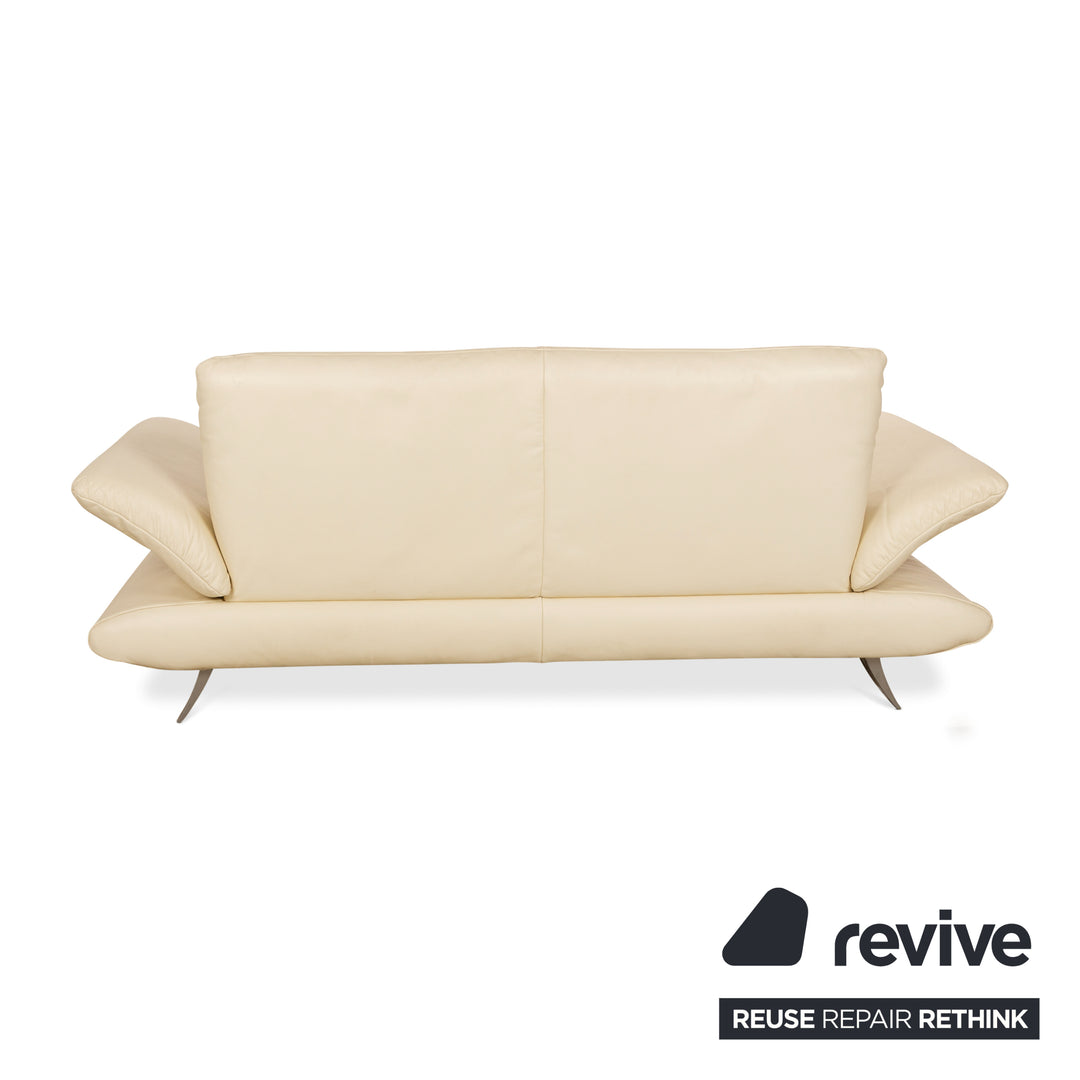 Koinor Rossini Leder Zweisitzer Creme manuelle Funktion Sofa Couch