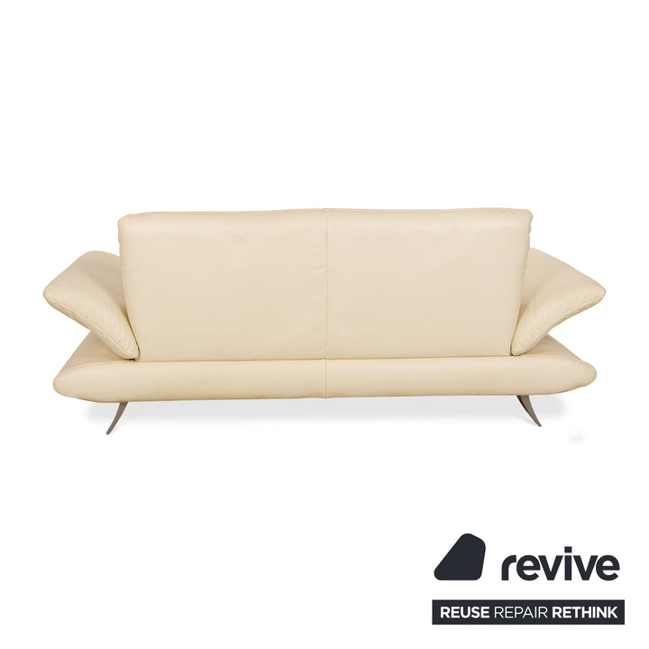 Koinor Rossini Leder Zweisitzer Creme manuelle Funktion Sofa Couch