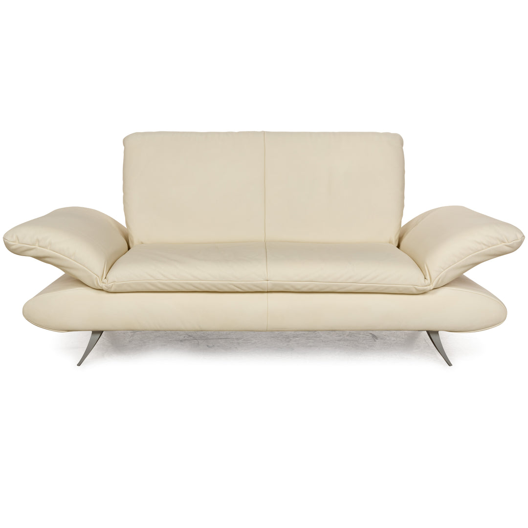 Koinor Rossini Leder Zweisitzer Creme manuelle Funktion Sofa Couch