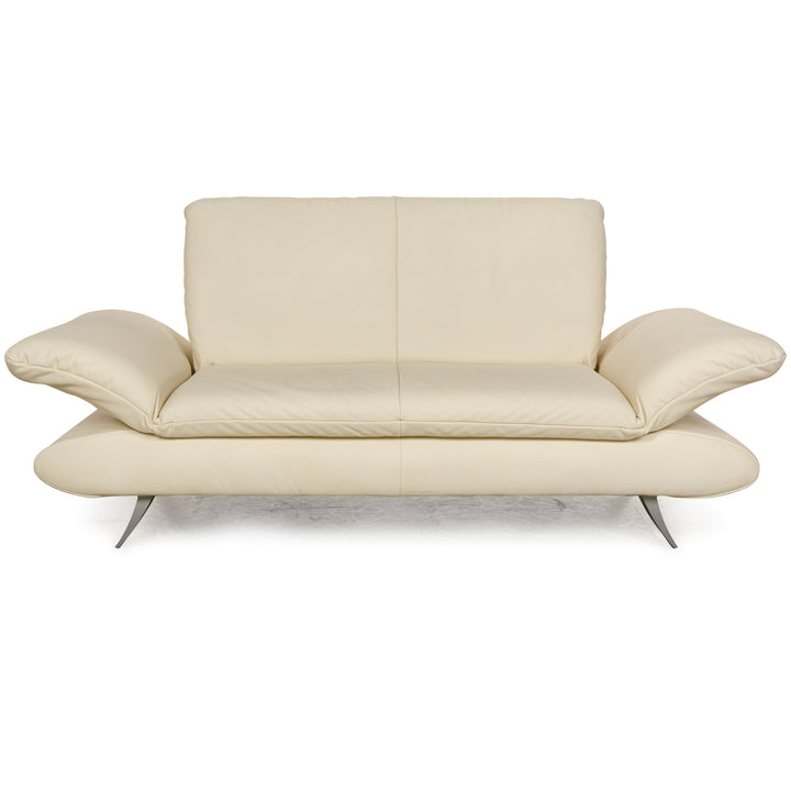 Koinor Rossini Leder Zweisitzer Creme manuelle Funktion Sofa Couch