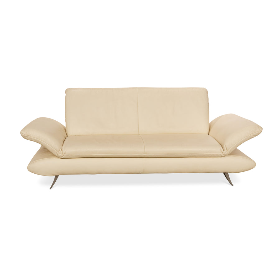 Koinor Rossini Leder Zweisitzer Creme manuelle Funktion Sofa Couch