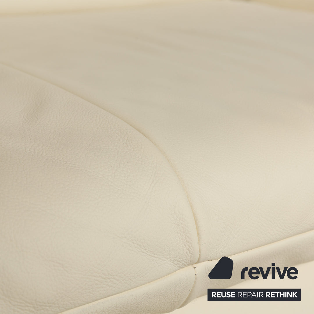Koinor Rossini Leder Zweisitzer Creme manuelle Funktion Sofa Couch