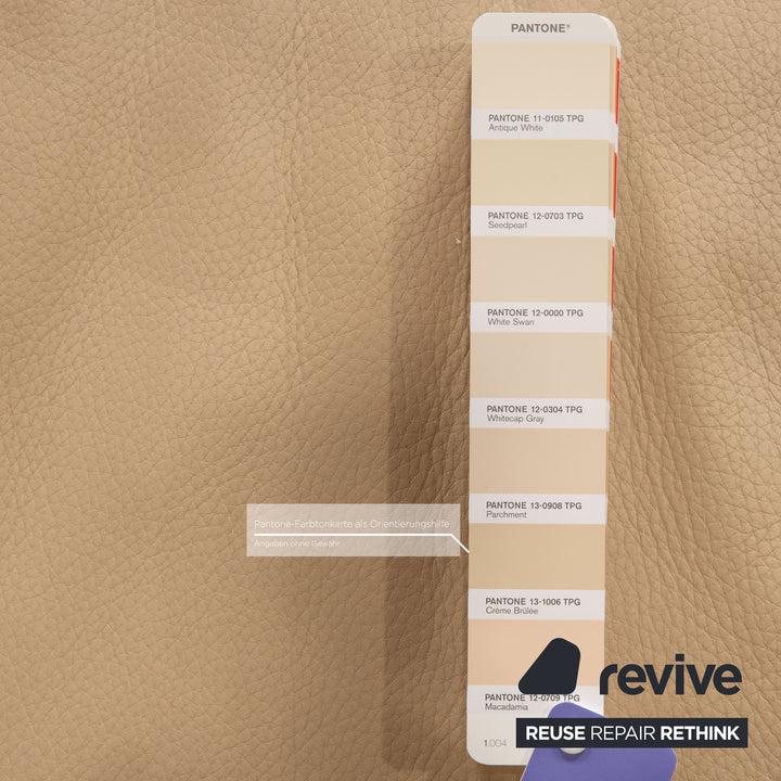 Koinor Rossini Leder Zweisitzer Creme Sofa Couch Funktion