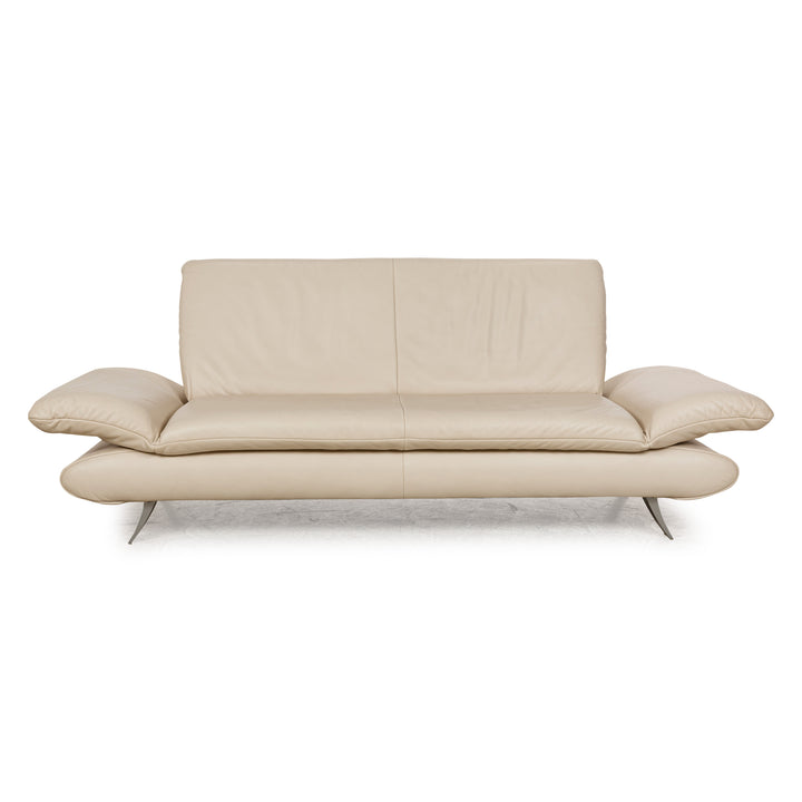 Koinor Rossini Leder Zweisitzer Creme Sofa Couch Funktion