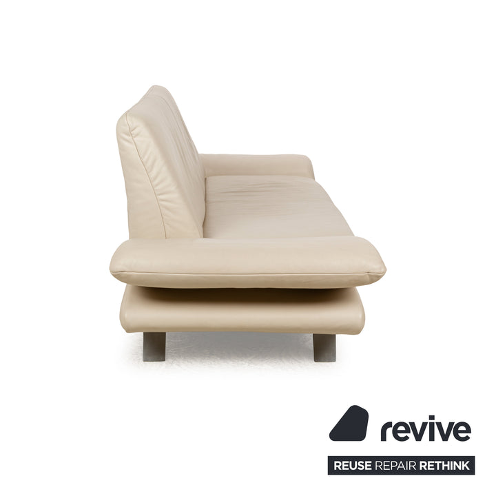 Koinor Rossini Leder Zweisitzer Creme Sofa Couch Funktion