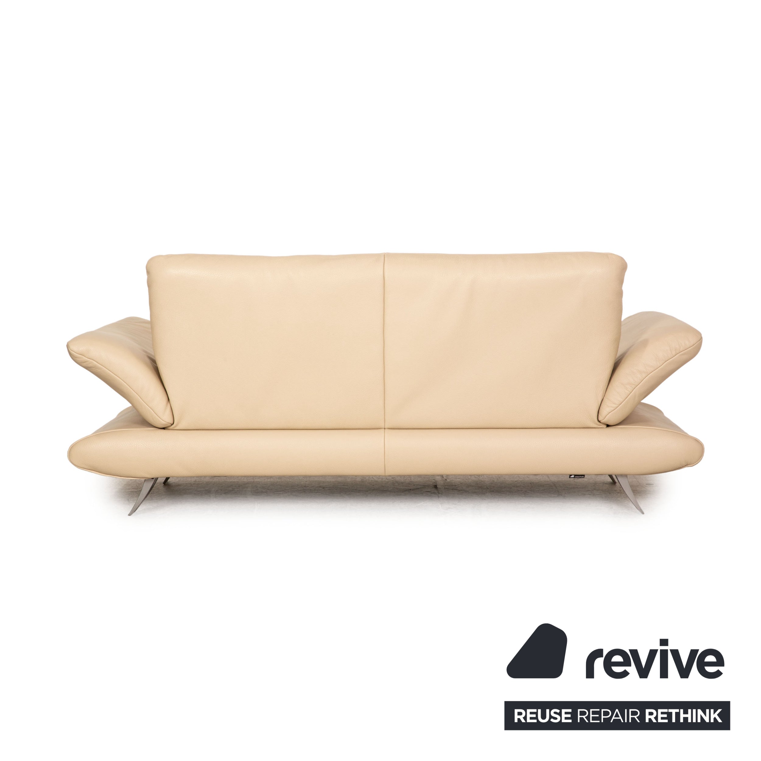 Koinor Rossini Leder Zweisitzer Creme Sofa Couch Funktion