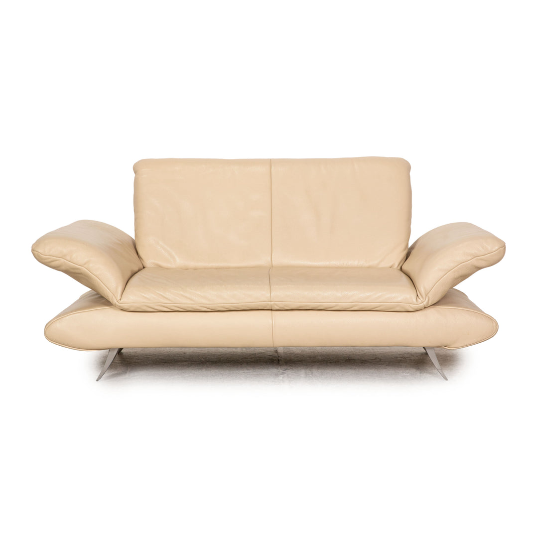 Koinor Rossini Leder Zweisitzer Creme Sofa Couch Funktion