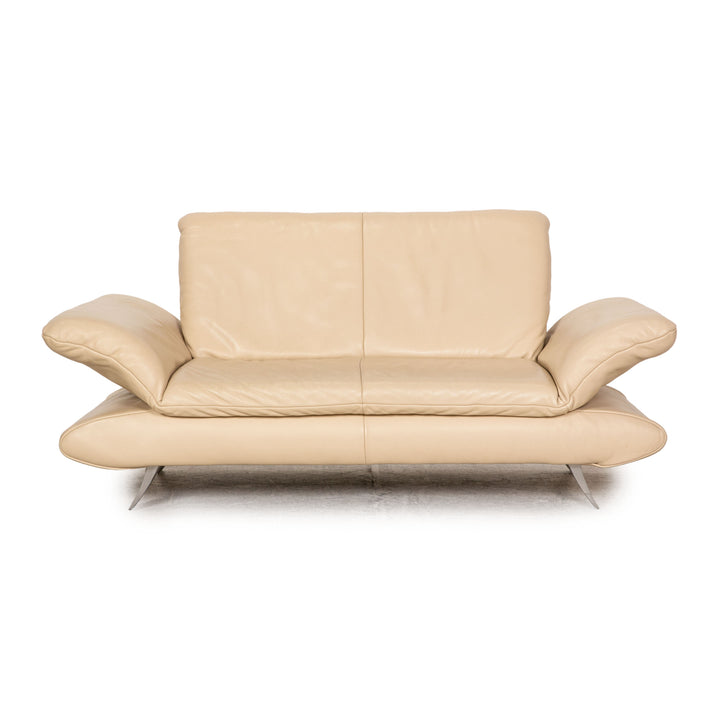 Koinor Rossini Leder Zweisitzer Creme Sofa Couch Funktion