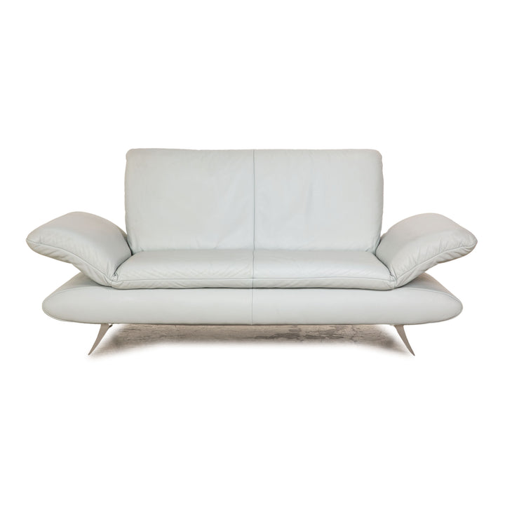 Koinor Rossini leather two-seater ice blue manual function