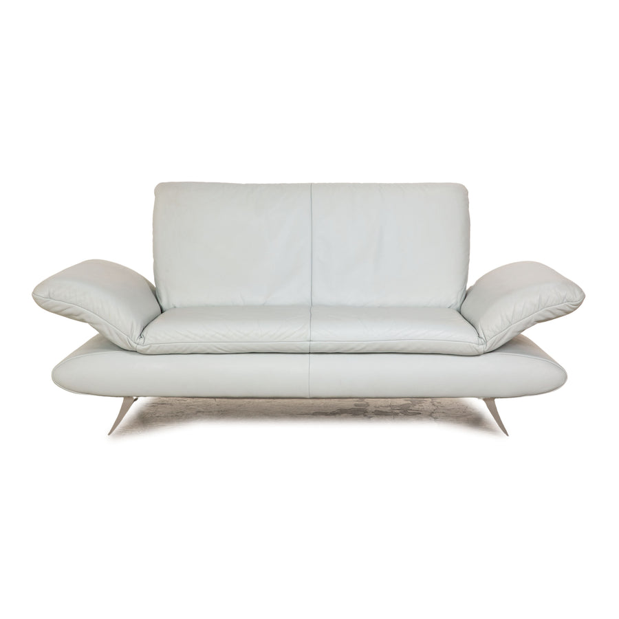 Koinor Rossini leather two-seater ice blue manual function