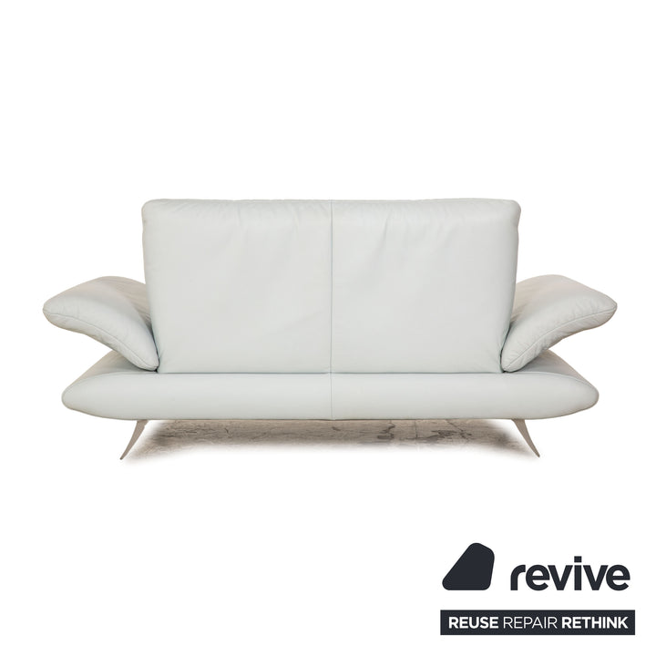 Koinor Rossini leather two-seater ice blue manual function