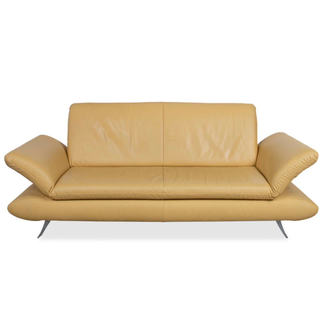 Koinor Rossini Leder Zweisitzer Gelb manuelle Funktion